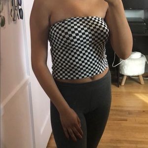 Checkered Tube top